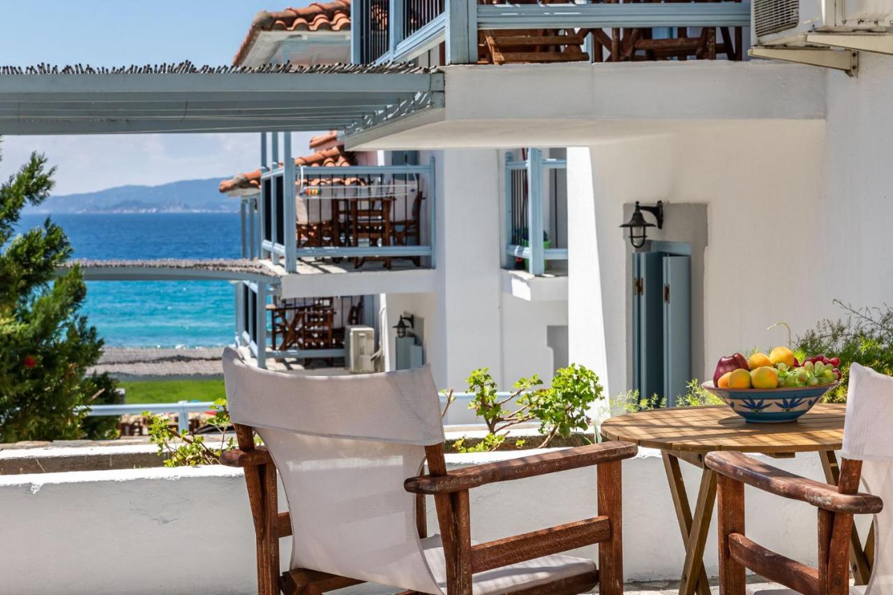 Milia Beach Apartments Paralia Milia Extérieur photo