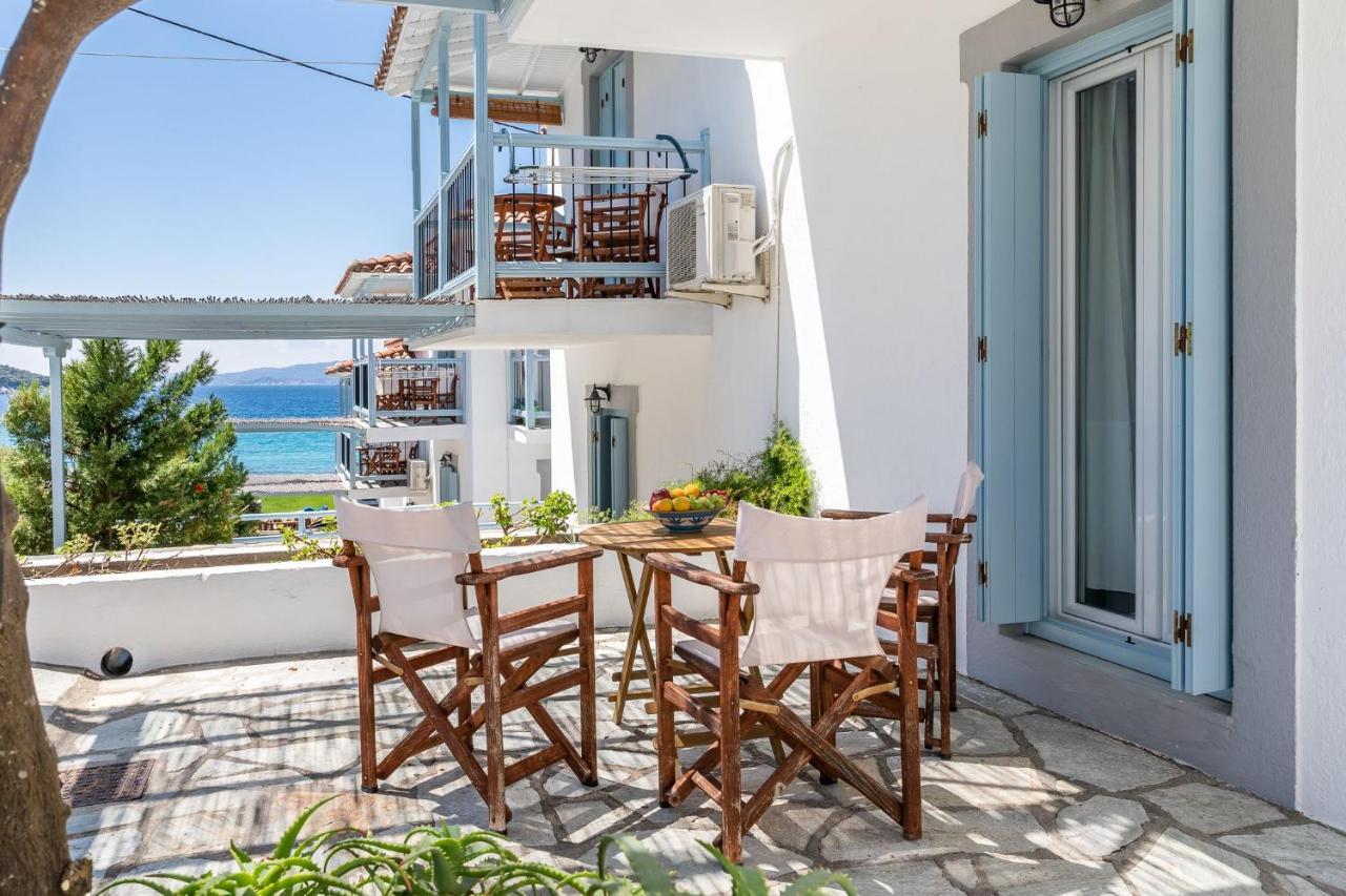 Milia Beach Apartments Paralia Milia Extérieur photo